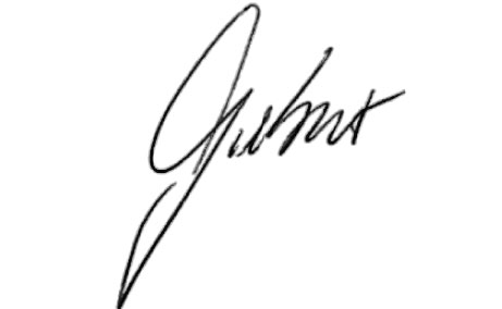 Julian Grebner Unterschrift